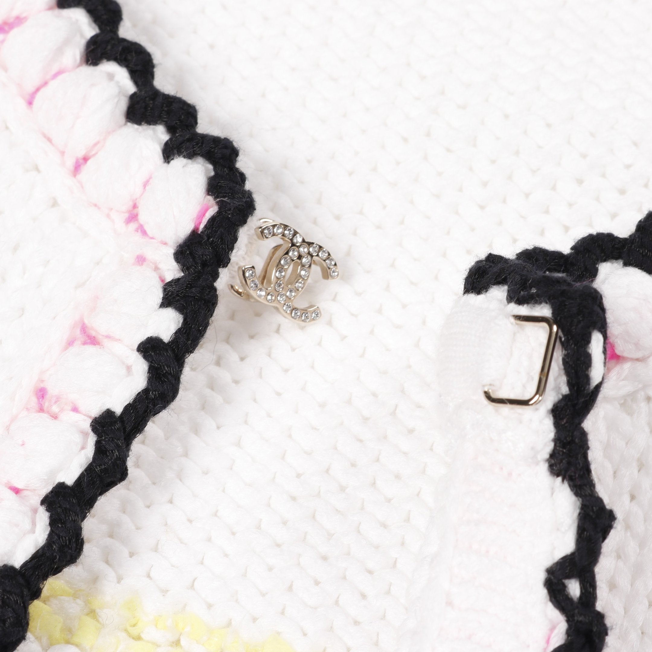 ココマークボタン ニットジャケット カーディガン コットン ナイロン