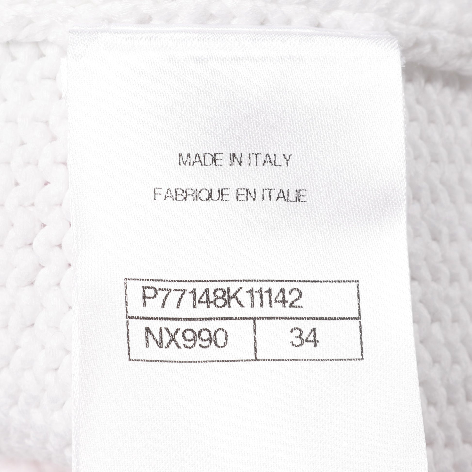 ココマークボタン ニットジャケット カーディガン コットン ナイロン ホワイト マルチカラー シャネル トップス CHANEL