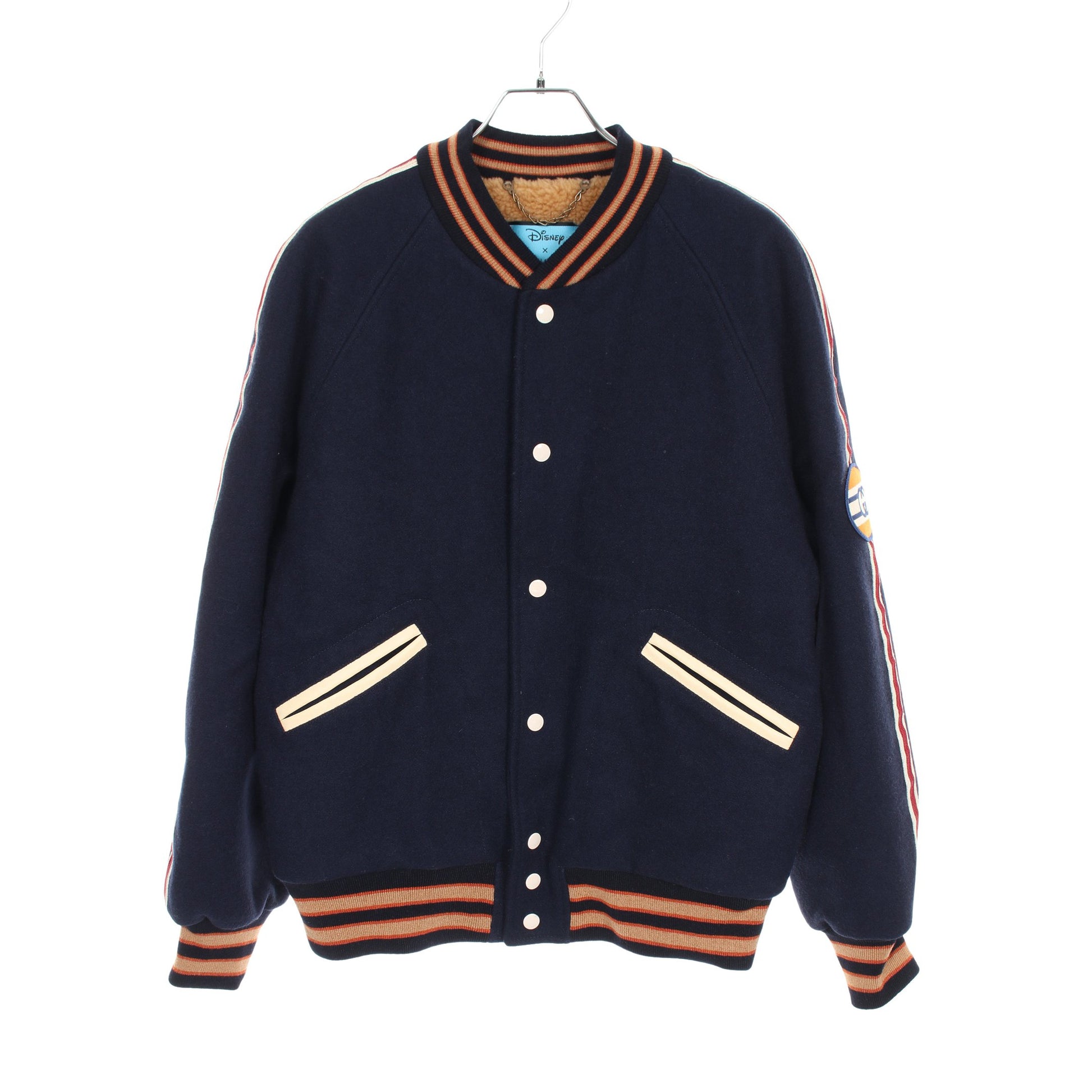 GUCCI × DISNEY スタジャン ウール ネイビー マルチカラー グッチ アウター GUCCI