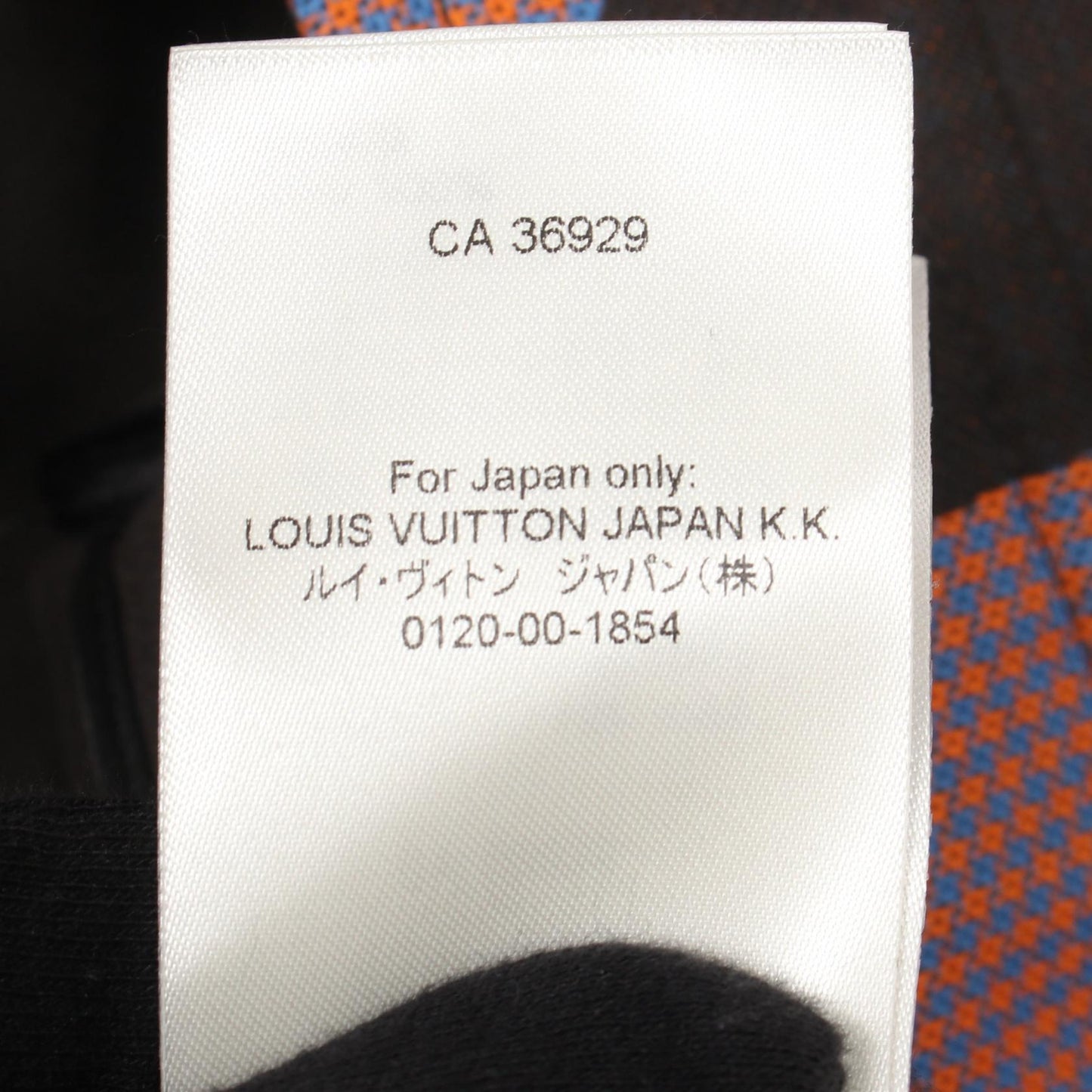 ダブルフェイス オーバー シャツジャケット シャツ 長袖 コットン オレンジ ブルー ブラック ルイヴィトン トップス LOUIS VUITTON