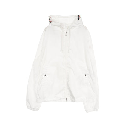 GRIMPEURS ブルゾン トリコロール ナイロン ホワイト フード付き モンクレール アウター MONCLER