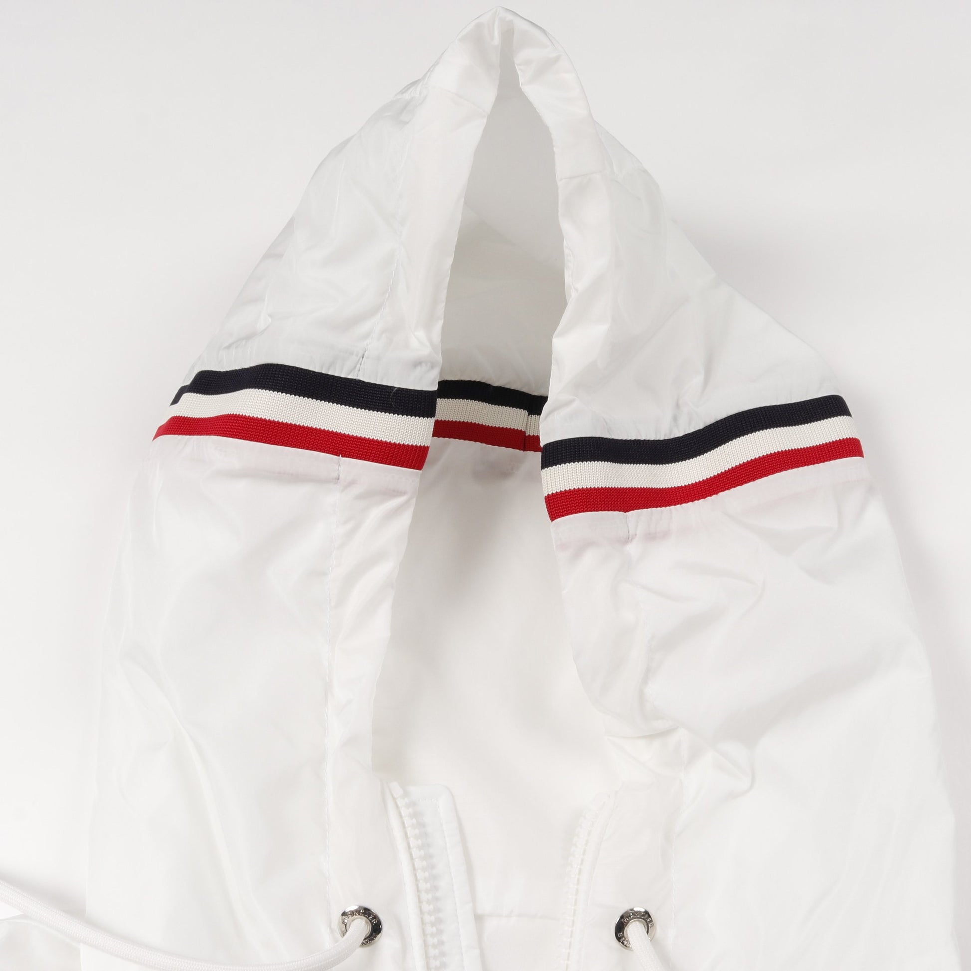 GRIMPEURS ブルゾン トリコロール ナイロン ホワイト フード付き モンクレール アウター MONCLER
