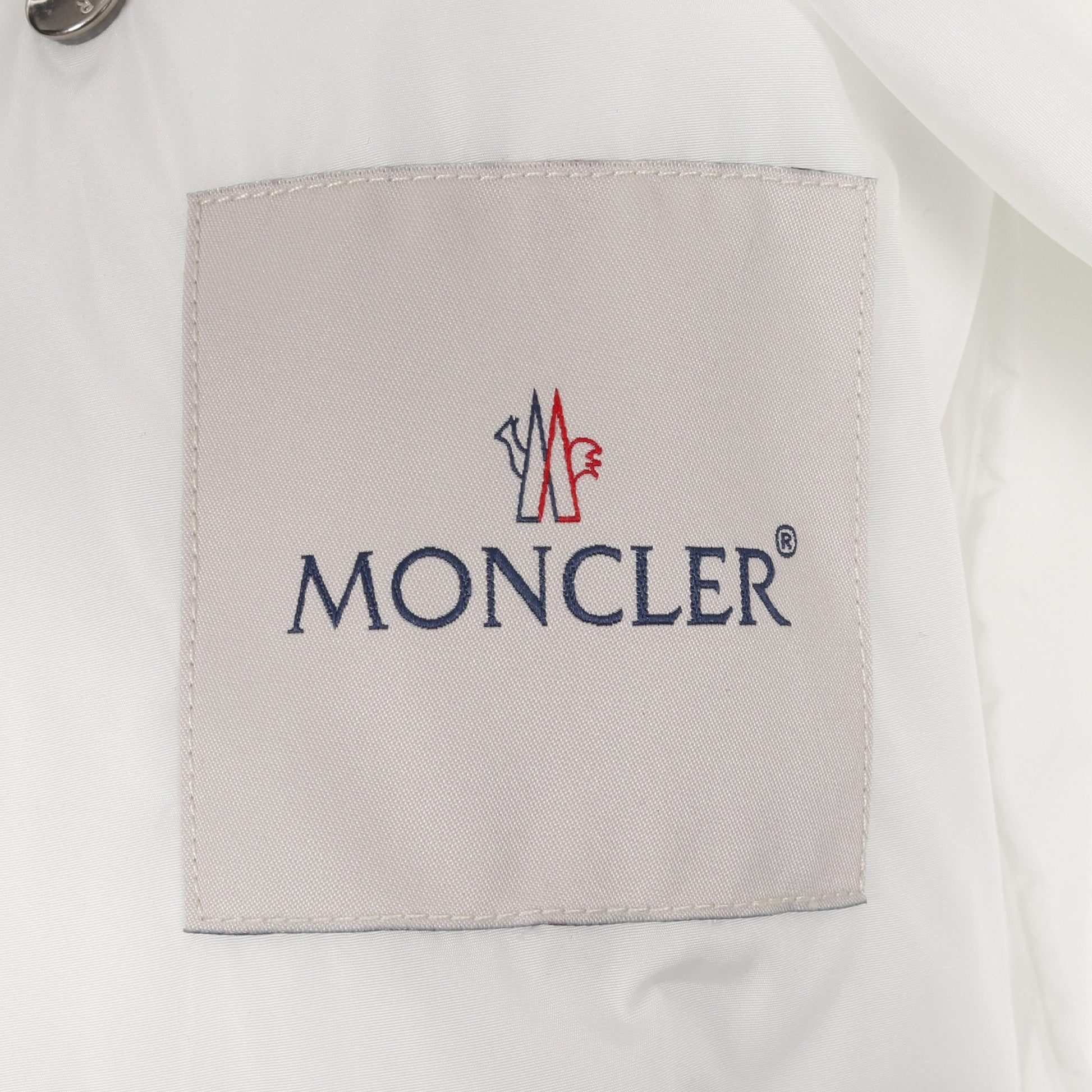 GRIMPEURS ブルゾン トリコロール ナイロン ホワイト フード付き モンクレール アウター MONCLER