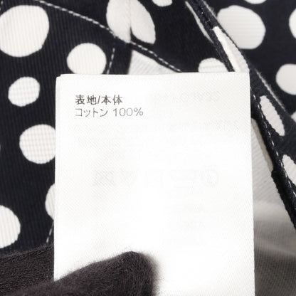 LV × YK インフィニティドット ノーカラージャケット コットン ダークネイビー ホワイト 草間彌生コラボ ルイヴィトン アウター LOUIS VUITTON