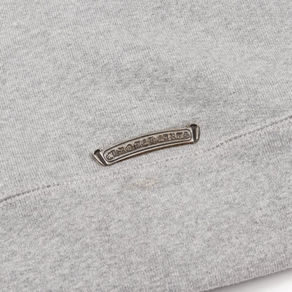 セメタリークロスパッチ ダガージップ ジップアップパーカー コットン グレー クロムハーツ トップス Chrome Hearts