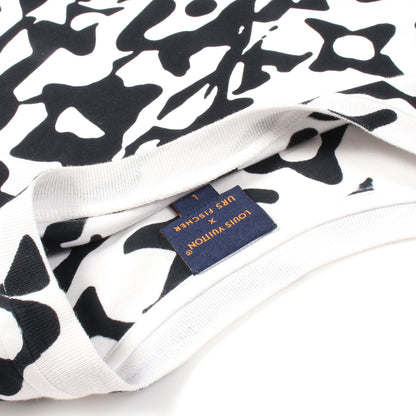LOUIS VUITTON × URS FISCHER Tシャツ コットン ホワイト ブラック ルイヴィトン トップス LOUIS VUITTON