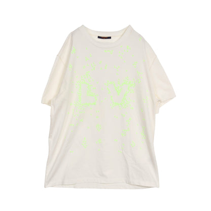 LV スプレッドエンブロイダリー インサイドアウト Tシャツ クルーネック コットン ホワイト ルイヴィトン トップス LOUIS VUITTON