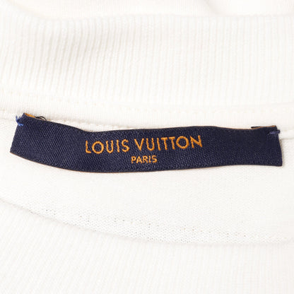 LV スプレッドエンブロイダリー インサイドアウト Tシャツ クルーネック コットン ホワイト ルイヴィトン トップス LOUIS VUITTON