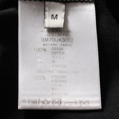 SIGNATURE PRINT TEE Tシャツ クルーネック 半袖 ロゴプリント 刺繍 コットン ブラック ジバンシィ トップス GIVENCHY