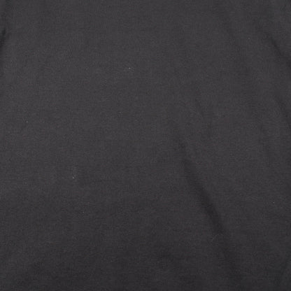 SIGNATURE PRINT TEE Tシャツ クルーネック 半袖 ロゴプリント 刺繍 コットン ブラック ジバンシィ トップス GIVENCHY