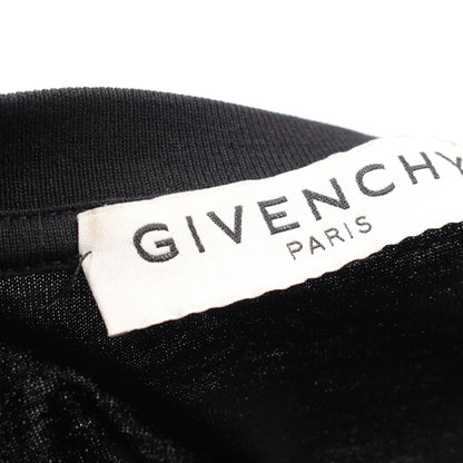 SIGNATURE PRINT TEE Tシャツ クルーネック 半袖 ロゴプリント 刺繍 コットン ブラック ジバンシィ トップス GIVENCHY