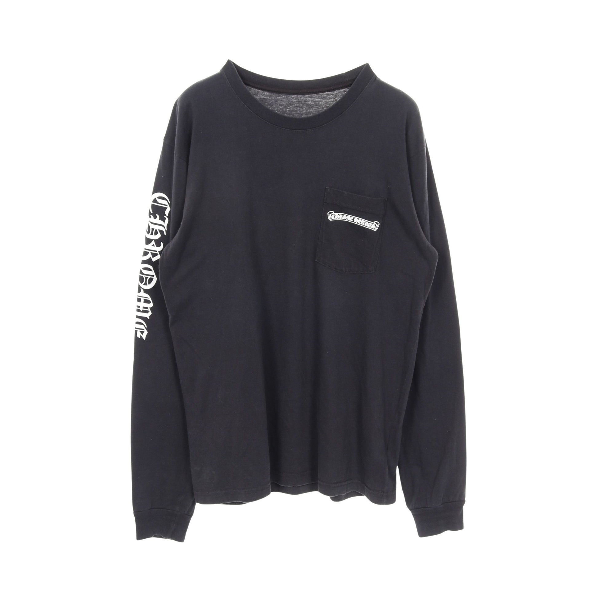 セメタリークロス アームロゴ Tシャツ クルーネック 長袖 コットン  