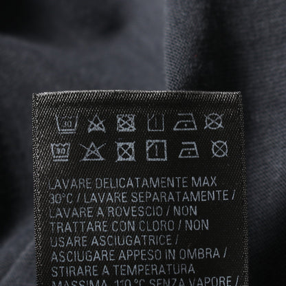 OFFSHORE オーバーサイズ Tシャツ カットソー 長袖 コットン ダークグレー ヴィンテージ加工 バレンシアガ トップス BALENCIAGA