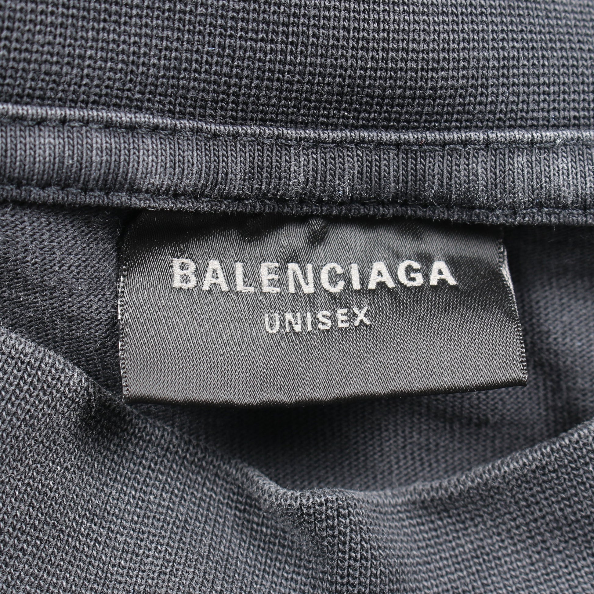 OFFSHORE オーバーサイズ Tシャツ カットソー 長袖 コットン ダークグレー ヴィンテージ加工 バレンシアガ トップス BALENCIAGA