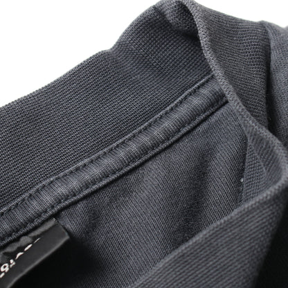 OFFSHORE オーバーサイズ Tシャツ カットソー 長袖 コットン ダークグレー ヴィンテージ加工 バレンシアガ トップス BALENCIAGA