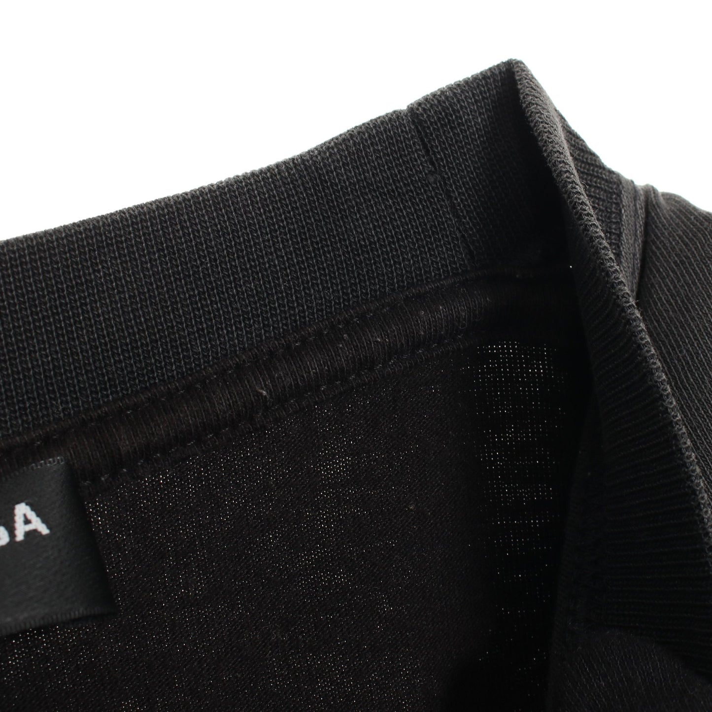 スピードハンターズアップサイドダウン Tシャツ カットソー 長袖 コットン ブラック マルチカラー ダメージ加工 ヴィンテージ加工 バレンシアガ トップス BALENCIAGA