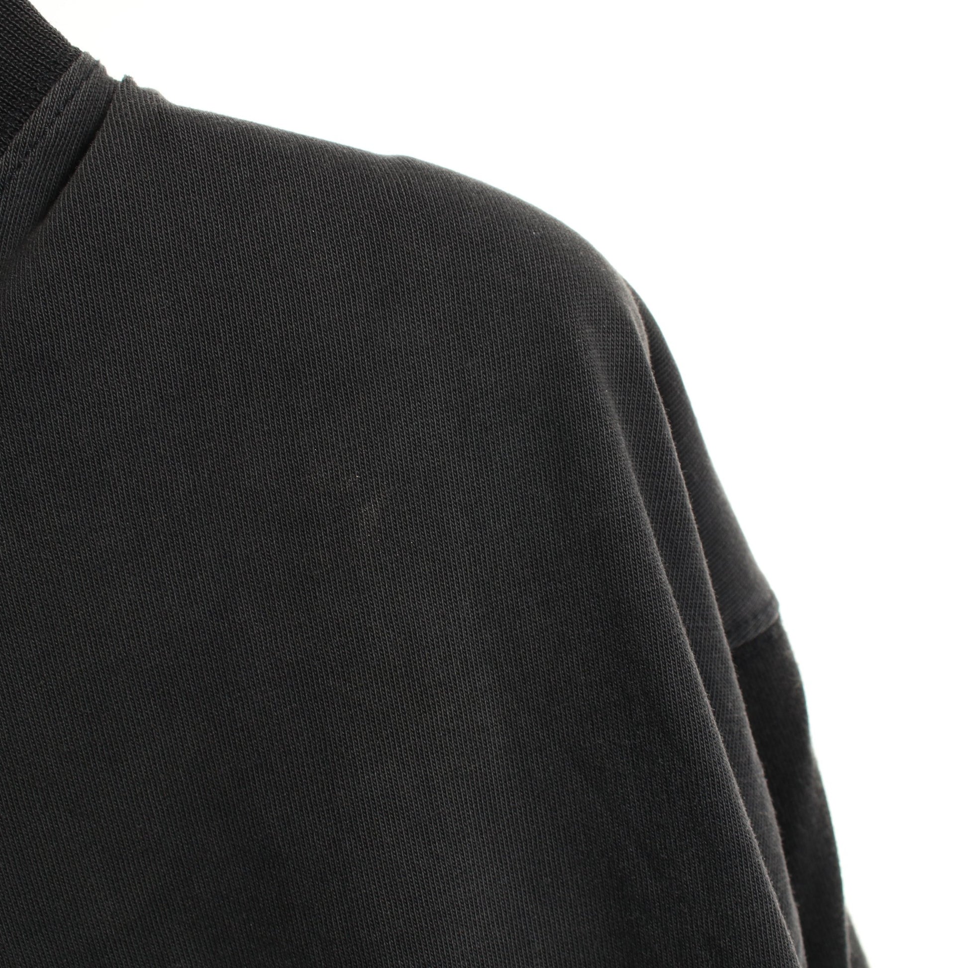 スピードハンターズアップサイドダウン Tシャツ カットソー 長袖 コットン ブラック マルチカラー ダメージ加工 ヴィンテージ加工 バレンシアガ トップス BALENCIAGA
