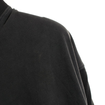スピードハンターズアップサイドダウン Tシャツ カットソー 長袖 コットン ブラック マルチカラー ダメージ加工 ヴィンテージ加工 バレンシアガ トップス BALENCIAGA