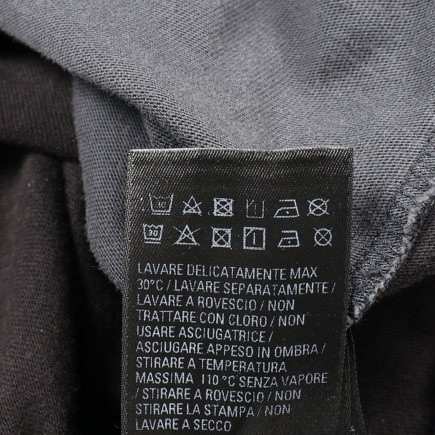 スピードハンターズアップサイドダウン Tシャツ カットソー 長袖 コットン ブラック マルチカラー ダメージ加工 ヴィンテージ加工 バレンシアガ トップス BALENCIAGA