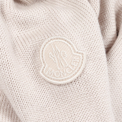 CARDIGAN TRICOT ニット ジャケット ウール ピンクベージュ 切替 モンクレール アウター MONCLER