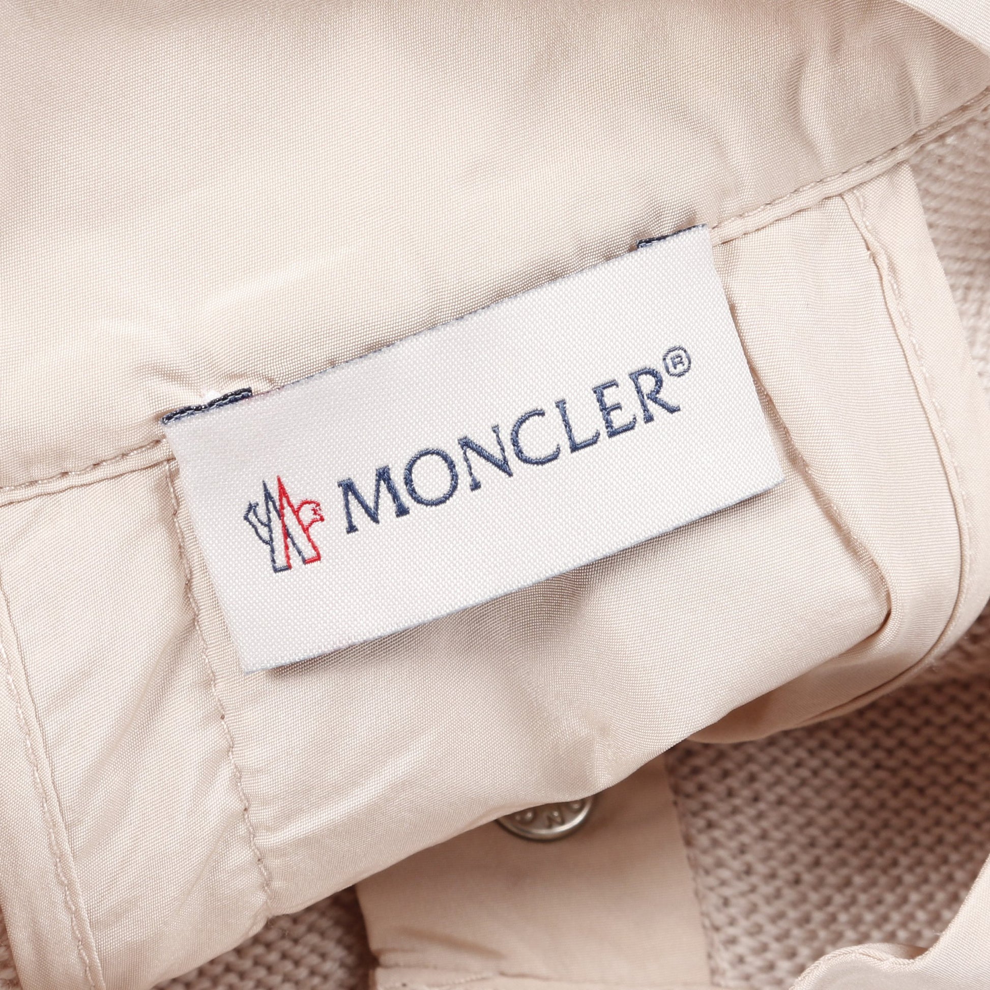 CARDIGAN TRICOT ニット ジャケット ウール ピンクベージュ 切替 モンクレール アウター MONCLER