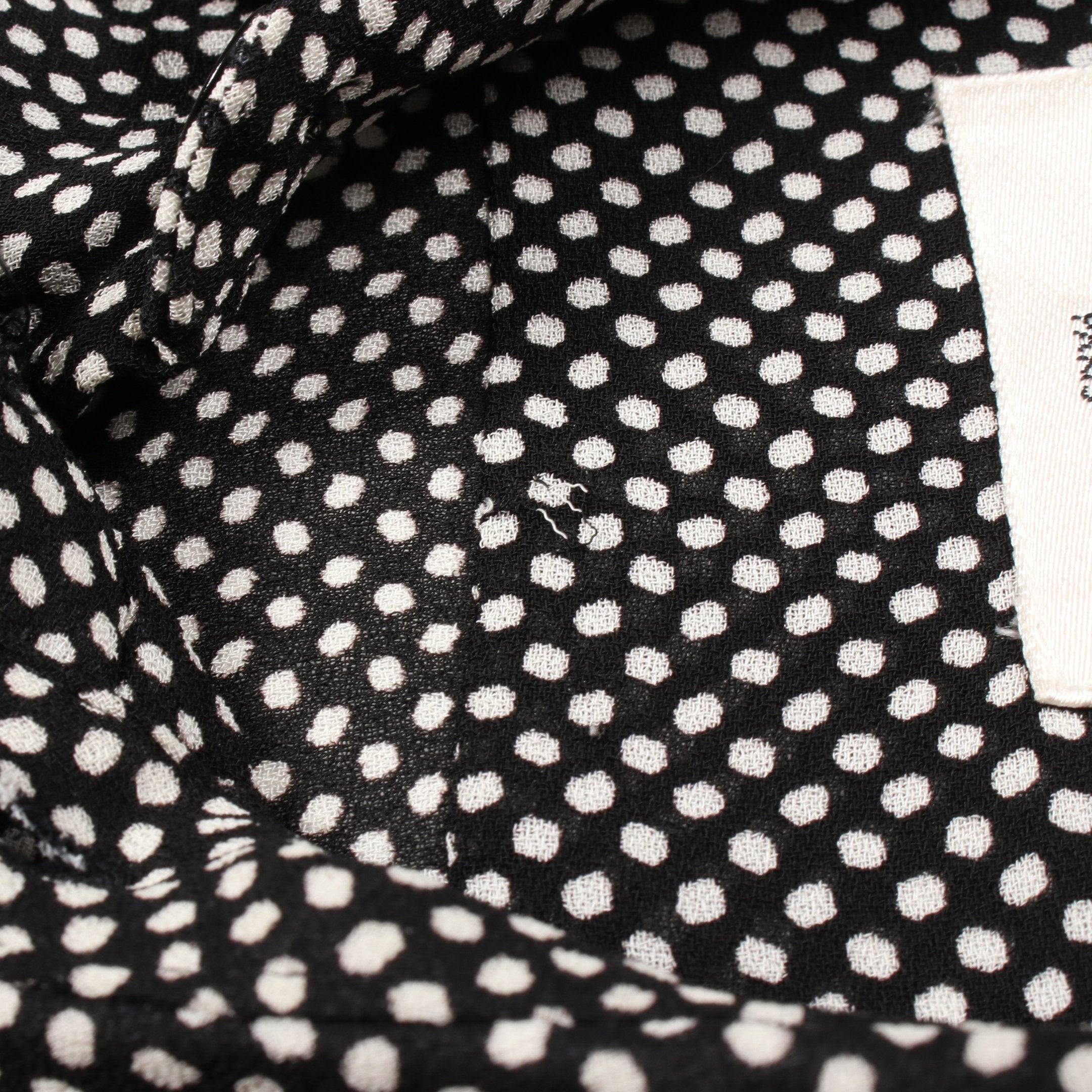 シャツ ドット レーヨン ブラック ホワイト セリーヌ – RECLO