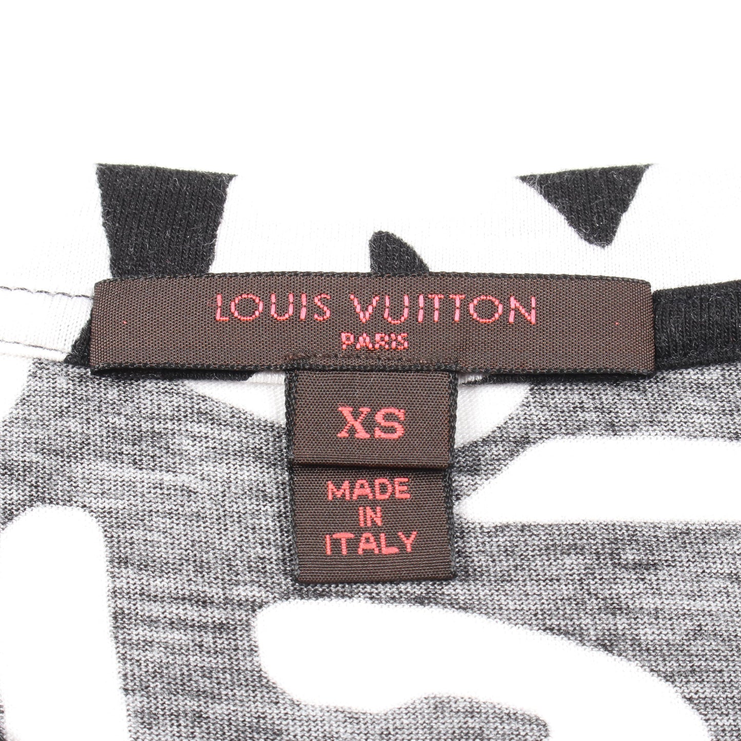 Tシャツ ロゴ総柄 コットン ブラック ルイヴィトン トップス LOUIS VUITTON