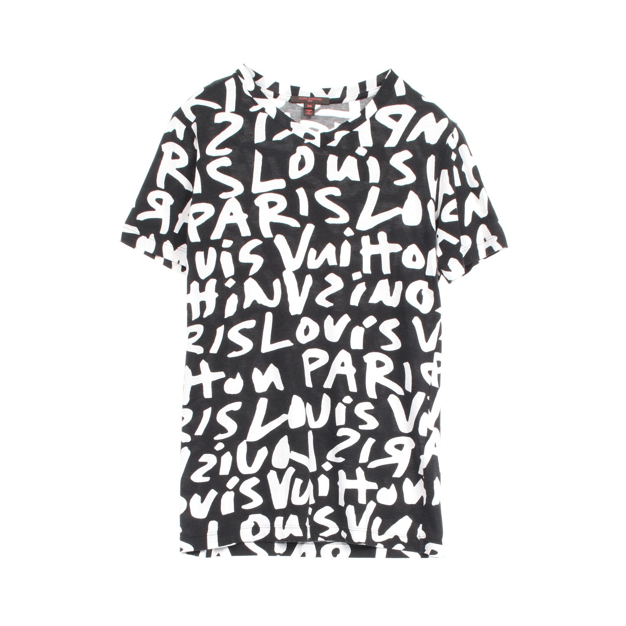 LOUIS VUITTON モノクロアートシャツ