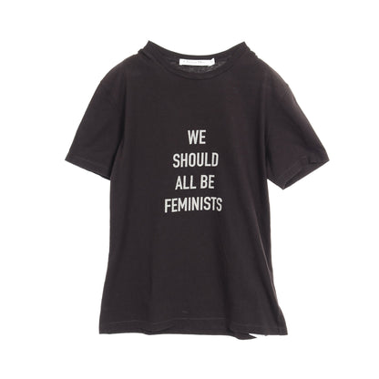 Tシャツ クルーネック 半袖 コットン ブラック クリスチャンディオール トップス Christian Dior
