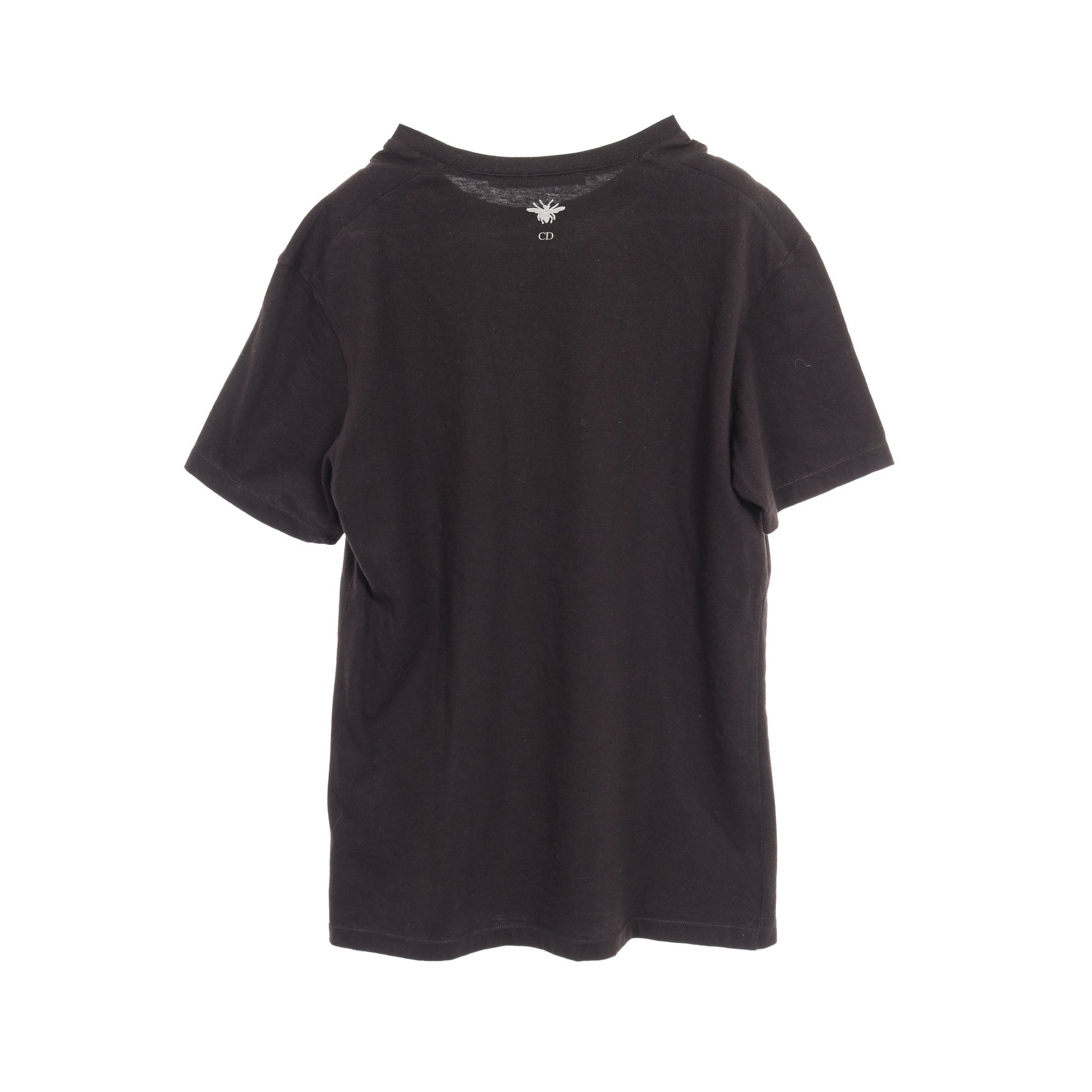Tシャツ クルーネック 半袖 コットン ブラック クリスチャンディオール トップス Christian Dior