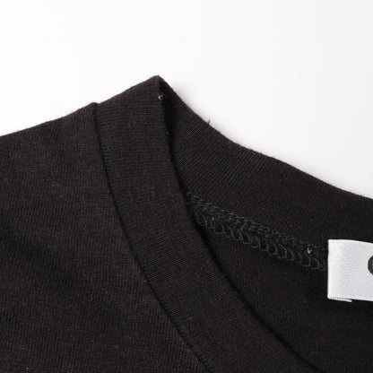 Tシャツ クルーネック 半袖 コットン ブラック クリスチャンディオール トップス Christian Dior