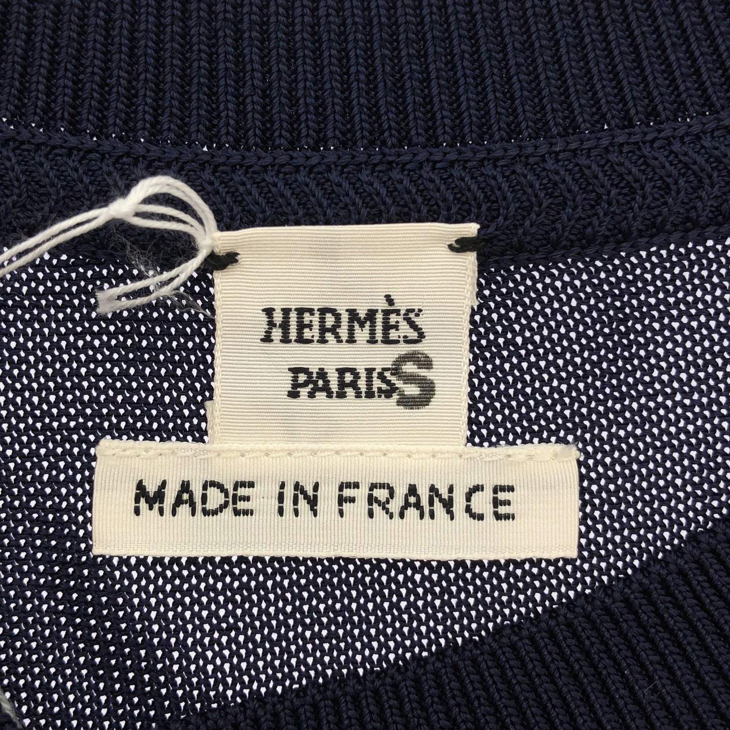 トップス シャツ シルク ネイビー エルメス トップス HERMES