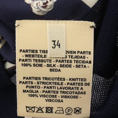 トップス シャツ シルク ネイビー エルメス トップス HERMES