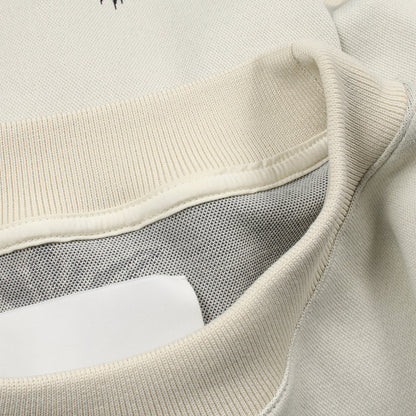 Palm Tree Intarsia スウェットシャツ クルーネック アイボリー ダークネイビー ジルサンダー トップス JIL SANDER