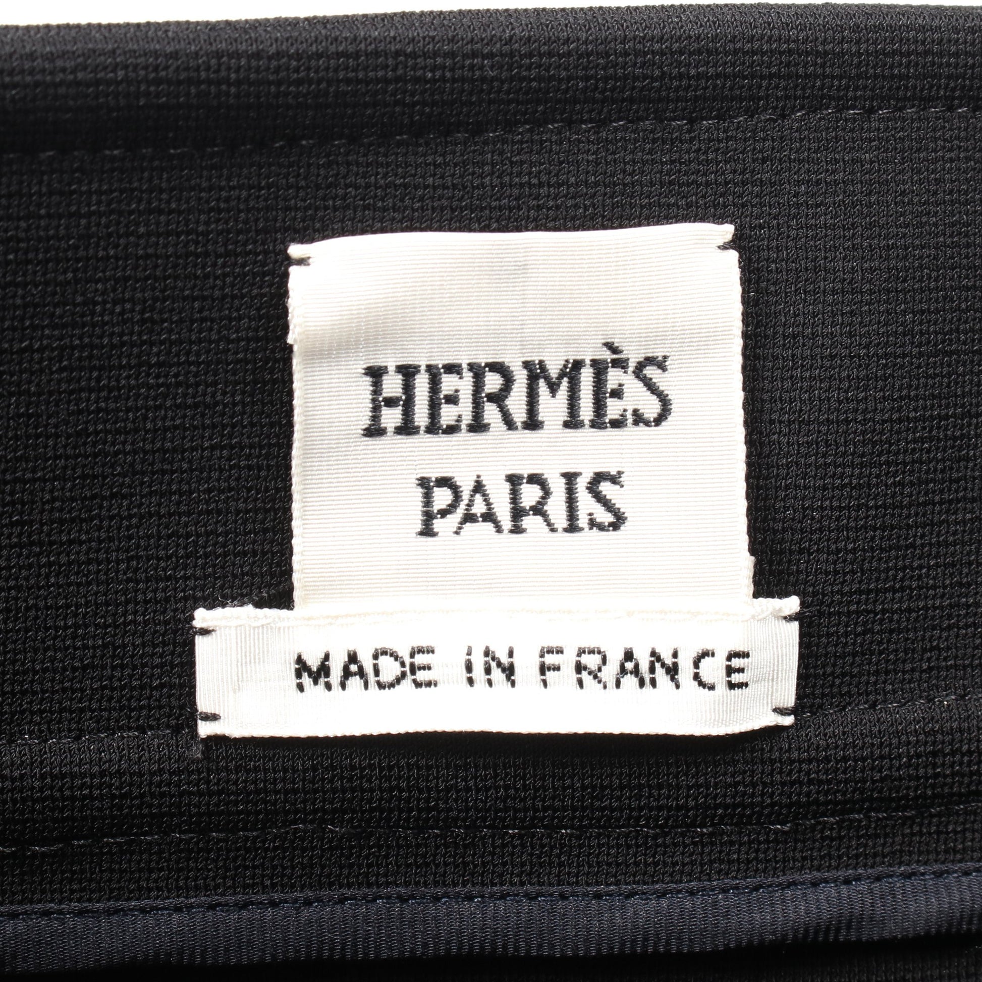 スカート レーヨン ブラック エルメス ボトムス HERMES