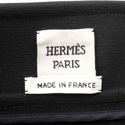 スカート レーヨン ブラック エルメス ボトムス HERMES