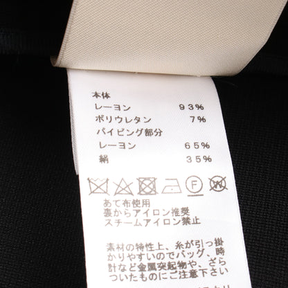 スカート レーヨン ブラック エルメス ボトムス HERMES