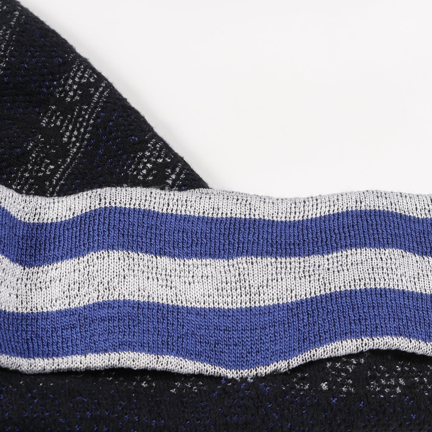 ニットワンピース ボーダー レース コットン レーヨン シルク ブラック ブルー グレー シャネル ワンピース CHANEL