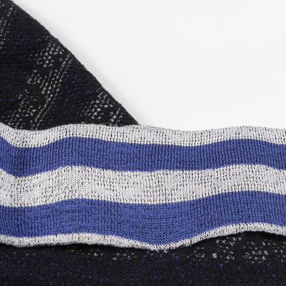 ニットワンピース ボーダー レース コットン レーヨン シルク ブラック ブルー グレー シャネル ワンピース CHANEL