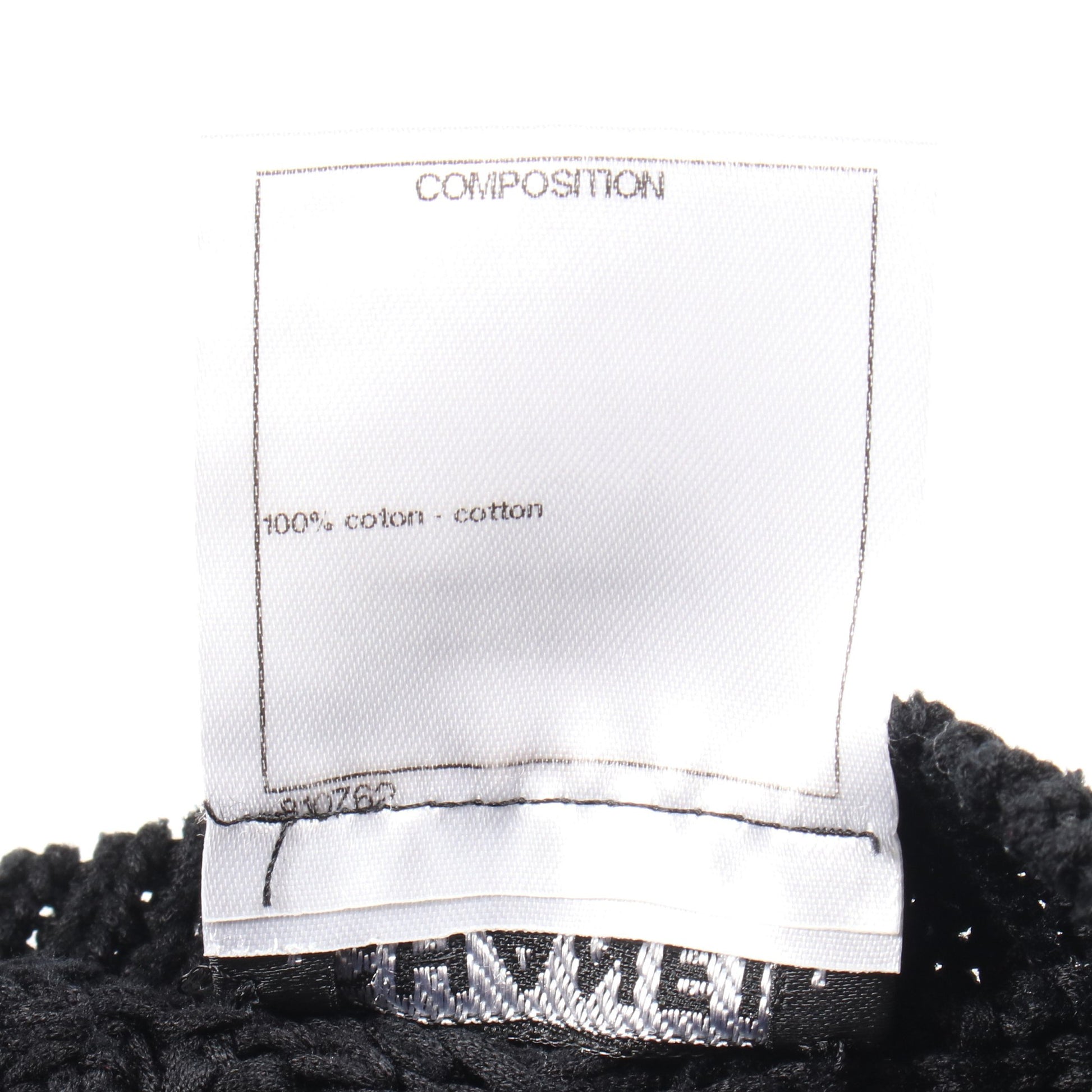 ニットワンピース コットン ブラック シャネル ワンピース CHANEL