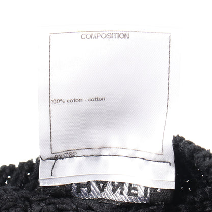 ニットワンピース コットン ブラック シャネル ワンピース CHANEL