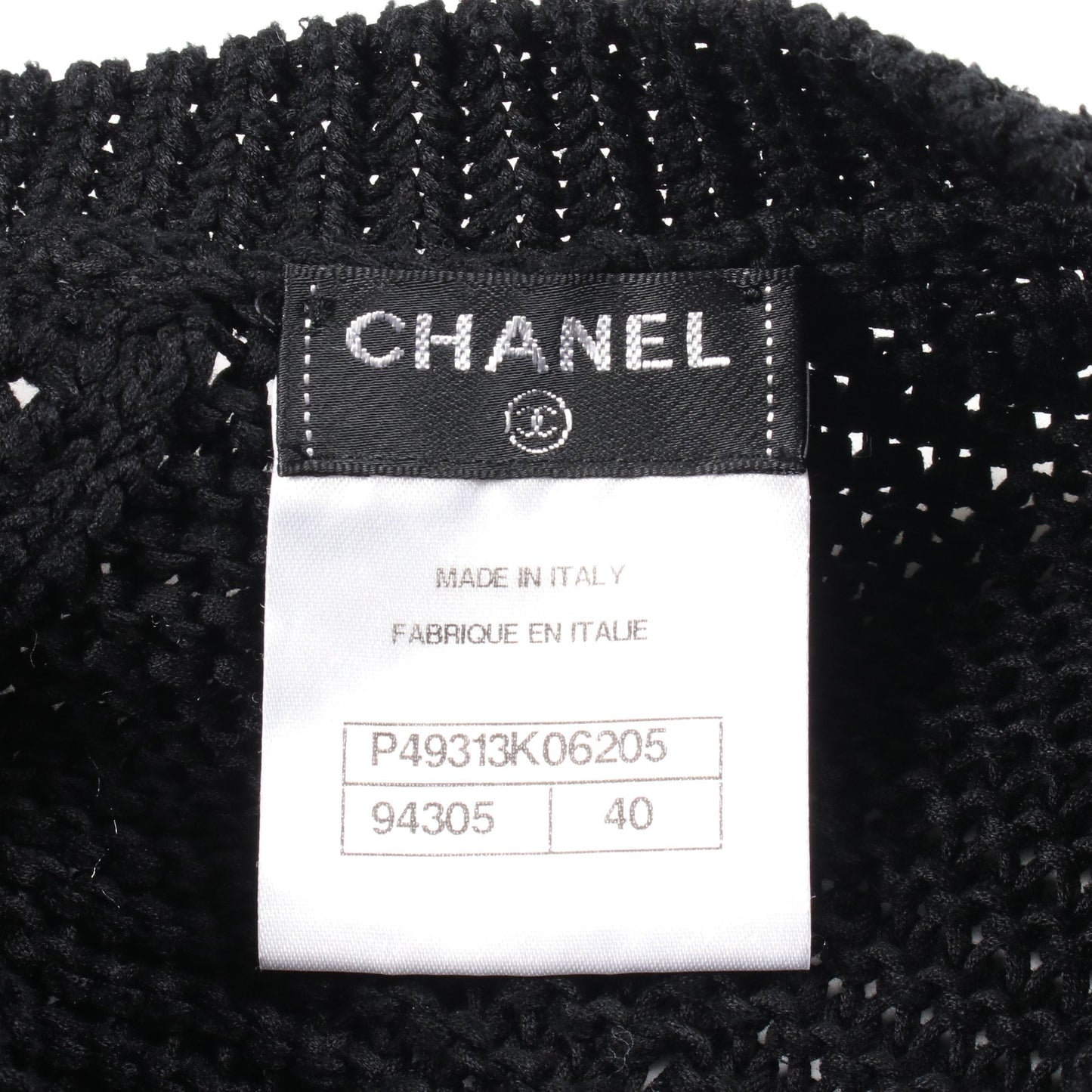ニットワンピース コットン ブラック シャネル ワンピース CHANEL