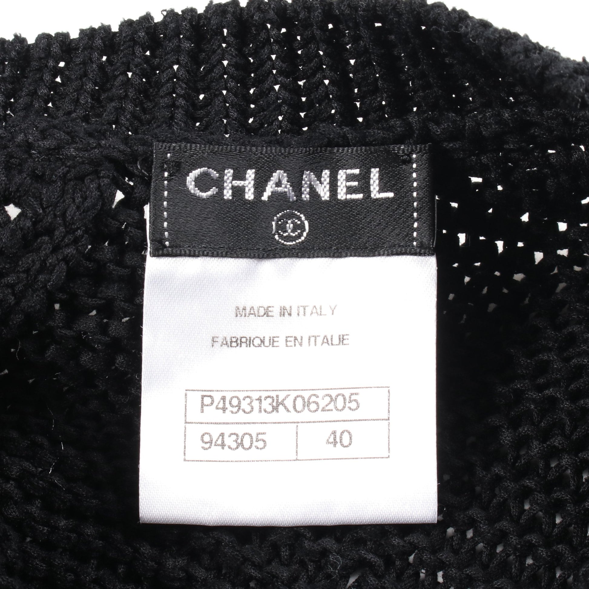 ニットワンピース コットン ブラック シャネル ワンピース CHANEL