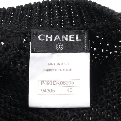 ニットワンピース コットン ブラック シャネル ワンピース CHANEL