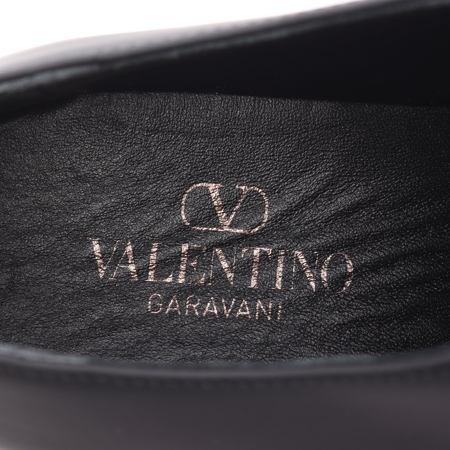 ロックスタッズ スニーカー レザー ブラック ヴァレンティノガラヴァーニ シューズ VALENTINO GARAVANI