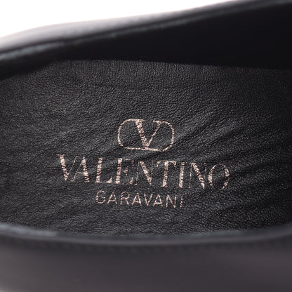ロックスタッズ スニーカー レザー ブラック ヴァレンティノガラヴァーニ シューズ VALENTINO GARAVANI