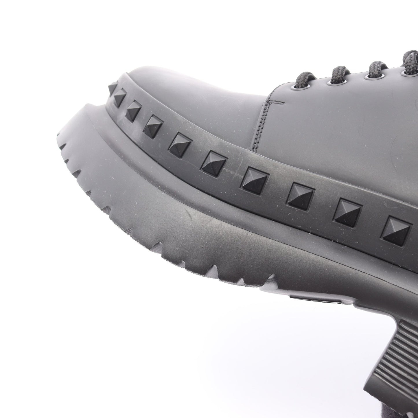 ロックスタッズ スニーカー レザー ブラック ヴァレンティノガラヴァーニ シューズ VALENTINO GARAVANI