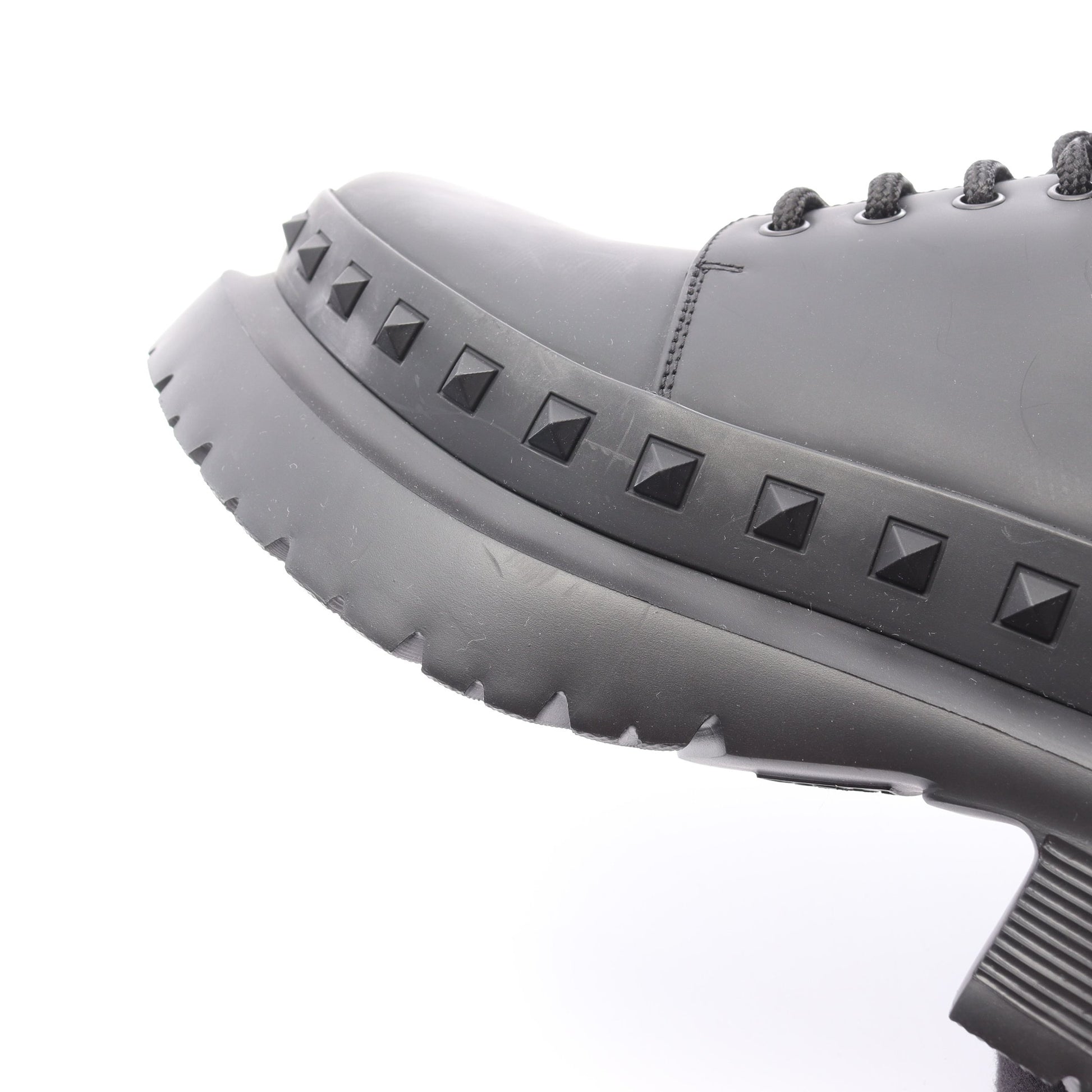 ロックスタッズ スニーカー レザー ブラック ヴァレンティノガラヴァーニ シューズ VALENTINO GARAVANI