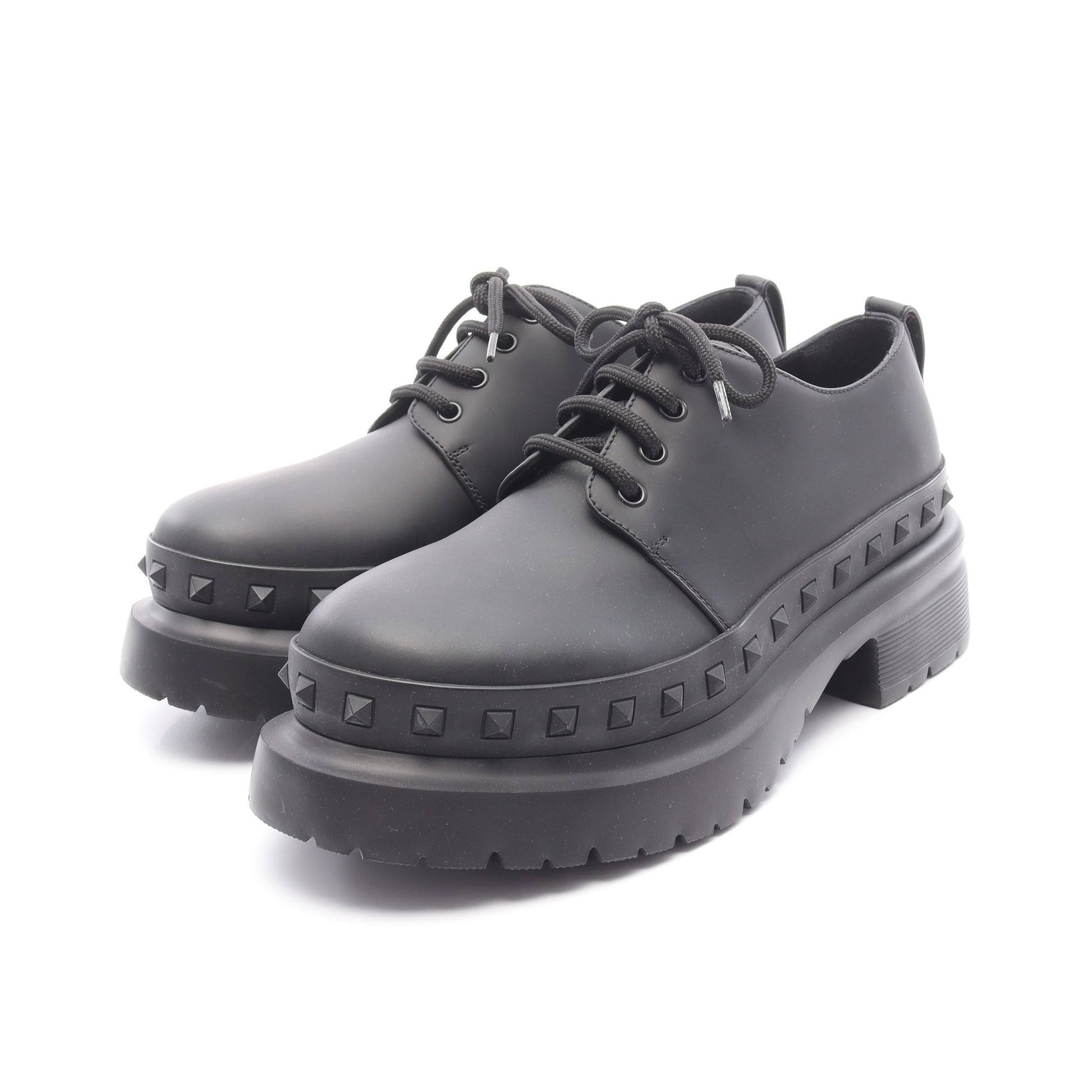 美品】ヴァレンティノ ロックスタッズ エナメル スニーカー 37ハーフ  