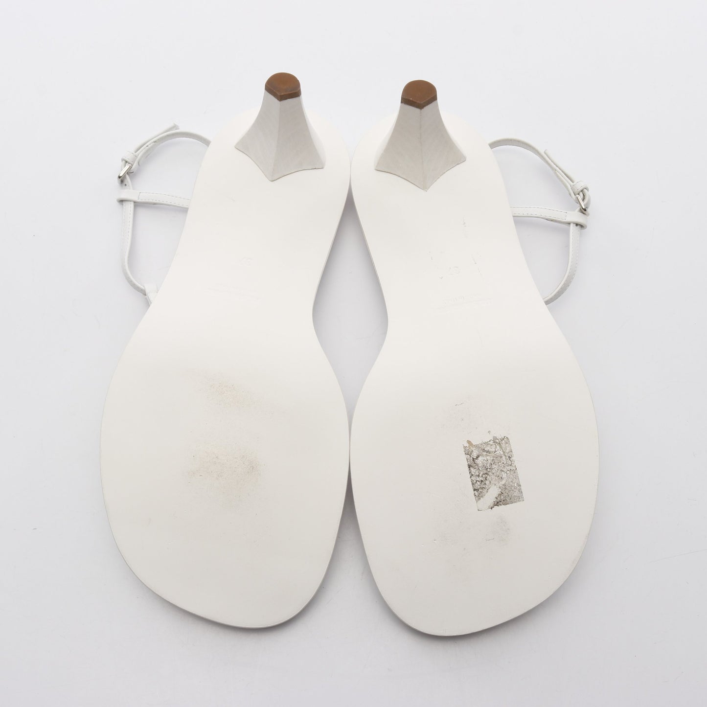ストラップ サンダル レザー ホワイト ジルサンダー シューズ JIL SANDER